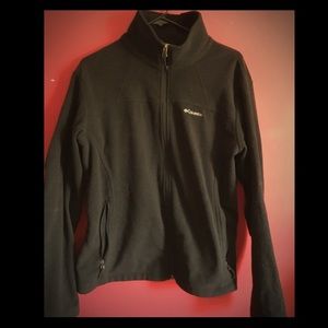 Black Columbia fleece jacket